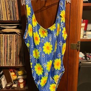 Junior size one piece swimsuit